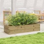 Pine wood planter impregnated 110x40x23 cm by , Pots and planters - Ref: Foro24-847232, Price: 79,36 €, Discount: %