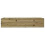 Pine wood planter impregnated 110x40x23 cm by , Pots and planters - Ref: Foro24-847232, Price: 79,36 €, Discount: %