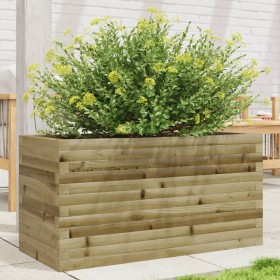 Pine wood planter impregnated 90x40x45.5 cm by , Pots and planters - Ref: Foro24-847272, Price: 105,99 €, Discount: %