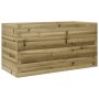 Jardinera madera de pino impregnada 90x40x45,5 cm de , Maceteros y jardineras - Ref: Foro24-847272, Precio: 105,99 €, Descuen...