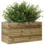 Jardinera madera de pino impregnada 90x40x45,5 cm de , Maceteros y jardineras - Ref: Foro24-847272, Precio: 105,99 €, Descuen...