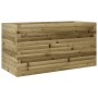 Jardinera madera de pino impregnada 90x40x45,5 cm de , Maceteros y jardineras - Ref: Foro24-847272, Precio: 105,99 €, Descuen...