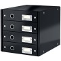 Leitz WOW drawer cabinet 4 drawers black by Leitz, Desk organizers - Ref: Foro24-431758, Price: 58,24 €, Discount: %