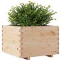 Massive Holzblumenkasten aus Kiefer 70x70x49,5 cm von , Töpfe und Pflanzgefäße - Ref: Foro24-847363, Preis: 120,99 €, Rabatt: %