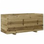 Eingelassener Kiefernholz-Pflanzkasten 110x40x49,5 cm von , Töpfe und Pflanzgefäße - Ref: Foro24-847382, Preis: 134,64 €, Rab...