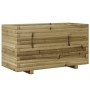 Pine wood planter impregnated 90x40x49.5 cm by , Pots and planters - Ref: Foro24-847377, Price: 118,99 €, Discount: %