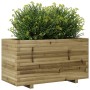 Jardinera madera de pino impregnada 90x40x49,5 cm de , Maceteros y jardineras - Ref: Foro24-847377, Precio: 118,99 €, Descuen...