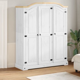 Corona wardrobe made of solid pine wood 151.5x52x186 cm by , Wardrobes - Ref: Foro24-4012159, Price: 456,82 €, Discount: %