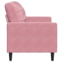 Zweiplätziges Sofa aus rosa Samtstoff, 120 cm. von , Sofas - Ref: Foro24-4007617, Preis: 212,58 €, Rabatt: %