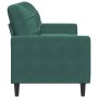 Sofá de 3 plazas terciopelo verde oscuro 180 cm de , Sofás - Ref: Foro24-4007636, Precio: 291,16 €, Descuento: %