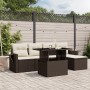 Set aus 6-teiligen Gartensofas und Kissen aus braunem Kunst-Rattan. von , Gartensets - Ref: Foro24-3267873, Preis: 441,01 €, ...