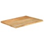 Tablero de mesa borde natural madera maciza mango 90x60x2,5 cm de , Tableros para mesas - Ref: Foro24-370717, Precio: 67,83 €...