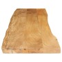 Solid mango wood natural edge table top 160x40x3.8 cm by , Table tops - Ref: Foro24-370736, Price: 117,45 €, Discount: %