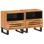 Mesitas de noche 2 uds madera maciza de acacia 40x34x46 cm de , Mesitas de noche - Ref: Foro24-377469, Precio: 143,99 €, Desc...