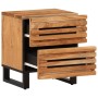 Mesitas de noche 2 uds madera maciza de acacia 40x34x46 cm de , Mesitas de noche - Ref: Foro24-377429, Precio: 157,18 €, Desc...