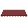 Automatic retractable awning with burgundy LEDs 400x350 cm by , Awnings - Ref: Foro24-3215001, Price: 675,12 €, Discount: %