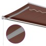 Manual retractable brown awning 500x300 cm by , Awnings - Ref: Foro24-3215628, Price: 420,78 €, Discount: %