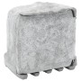 Outdoor plug with 4-way stake, gray stone appearance. by , wall sockets - Ref: Foro24-4010103, Price: 44,61 €, Discount: %