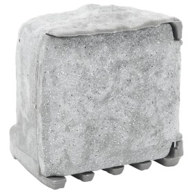 Enchufe de exterior con estaca 4 vías apariencia piedra gris de , Enchufes de pared - Ref: Foro24-4010103, Precio: 44,61 €, D...