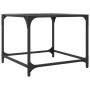 2 units of transparent glass and steel coffee tables 50x50x40 cm by , Coffee table - Ref: Foro24-845967, Price: 59,71 €, Disc...