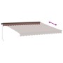 Manual retractable brown awning 400x350 cm by , Awnings - Ref: Foro24-3215403, Price: 435,29 €, Discount: %