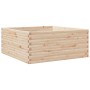 Jardinera de madera maciza de pino 110x110x46 cm de , Maceteros y jardineras - Ref: Foro24-3282434, Precio: 200,99 €, Descuen...