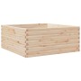 Jardinera de madera maciza de pino 110x110x46 cm de , Maceteros y jardineras - Ref: Foro24-3282434, Precio: 200,99 €, Descuen...