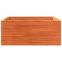 Solid pine wood planter in brown wax 110x110x46 cm by , Pots and planters - Ref: Foro24-3282436, Price: 239,52 €, Discount: %