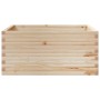 Solid pine wood planter 100x100x46 cm by , Pots and planters - Ref: Foro24-3282429, Price: 182,09 €, Discount: %