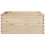 Solid pine wood planter 100x100x46 cm by , Pots and planters - Ref: Foro24-3282429, Price: 182,09 €, Discount: %