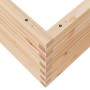 Solid pine wood planter 100x100x46 cm by , Pots and planters - Ref: Foro24-3282429, Price: 182,09 €, Discount: %