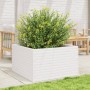 Solid white pine wood planter 80x80x46 cm by , Pots and planters - Ref: Foro24-3282420, Price: 177,99 €, Discount: %