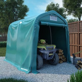 Green PVC storage garage tent 2.4x2.4 m by vidaXL, Tents and gazebos - Ref: Foro24-3056431, Price: 446,14 €, Discount: %