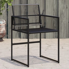 Gartenstühle 4 Stück Kunststoff-Rattan Schwarz von , Gartenstühle - Ref: Foro24-4008578, Preis: 168,99 €, Rabatt: %