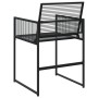 Gartenstühle 4 Stück Kunststoff-Rattan Schwarz von , Gartenstühle - Ref: Foro24-4008578, Preis: 168,99 €, Rabatt: %