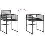 Gartenstühle 4 Stück Kunststoff-Rattan Schwarz von , Gartenstühle - Ref: Foro24-4008578, Preis: 168,99 €, Rabatt: %