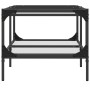 Glass and steel coffee table, 98.5x50x45 cm by , Coffee table - Ref: Foro24-846042, Price: 77,61 €, Discount: %