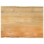 Solid mango wood natural edge table top 70x60x2.5 cm by , Table tops - Ref: Foro24-370715, Price: 47,93 €, Discount: %