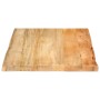 Solid mango wood natural edge table top 70x60x2.5 cm by , Table tops - Ref: Foro24-370715, Price: 47,93 €, Discount: %