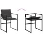 11-piece garden dining set with black textilene cushions by , Garden sets - Ref: Foro24-3295079, Price: 528,55 €, Discount: %