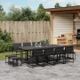 13-piece garden dining set with black textilene cushions by , Garden sets - Ref: Foro24-3295085, Price: 588,71 €, Discount: %