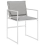 11-piece garden dining set with white textilene cushions by , Garden sets - Ref: Foro24-3295091, Price: 666,63 €, Discount: %