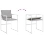 11-piece garden dining set with white textilene cushions by , Garden sets - Ref: Foro24-3295091, Price: 666,63 €, Discount: %