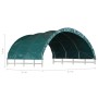 Green PVC livestock tent 3.7x3.7 m by vidaXL, Tents and gazebos - Ref: Foro24-3056433, Price: 468,66 €, Discount: %