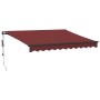 Automatic retractable burgundy awning 300x250 cm by , Awnings - Ref: Foro24-3310181, Price: 290,93 €, Discount: %