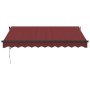 Automatic retractable burgundy awning 300x250 cm by , Awnings - Ref: Foro24-3310181, Price: 290,93 €, Discount: %