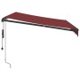 Automatic retractable burgundy awning 300x250 cm by , Awnings - Ref: Foro24-3310181, Price: 290,93 €, Discount: %