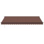 Automatic retractable brown awning 500x300 cm by , Awnings - Ref: Foro24-3310218, Price: 508,95 €, Discount: %