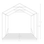 Grünes PVC-Lagergaragenzelt 1,6 x 2,4 m von vidaXL, Zelte und Pavillons - Ref: Foro24-3056430, Preis: 351,92 €, Rabatt: %