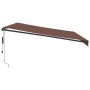 Automatic retractable brown awning 450x300 cm by , Awnings - Ref: Foro24-3310213, Price: 445,01 €, Discount: %